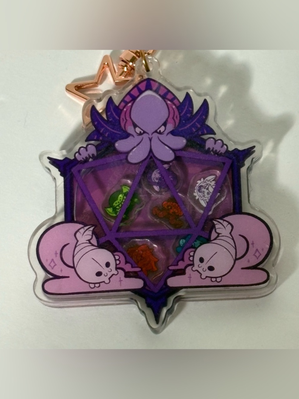 Baldur’s Gate 3 Shaker Charm by Artist Daxrell featuring 6 Companions